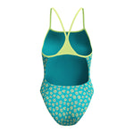 Womens Printed Turnback Bloom Burst/Turquoise