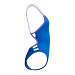 Womens Solid Tri Back Blue/Indigo Glow