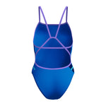 Womens Solid Tri Back Blue/Indigo Glow