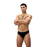 Mens Enndurancee+ 7cm Tech Panel Brief Black/Turquoise Gem