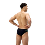 Mens Enndurancee+ 7cm Tech Panel Brief Black/Turquoise Gem