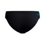 Mens Enndurancee+ 7cm Tech Panel Brief Black/Turquoise Gem
