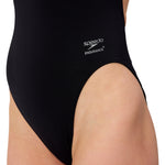 Womens Solid Leaderback Team Black