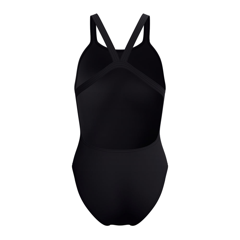 Womens Solid Leaderback Team Black