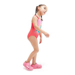 Toddler Girls Digi Placement Swimsuit Coral Beach