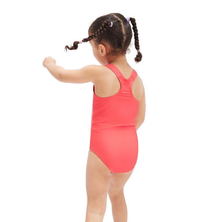 Toddler Girls Digi Placement Swimsuit Coral Beach