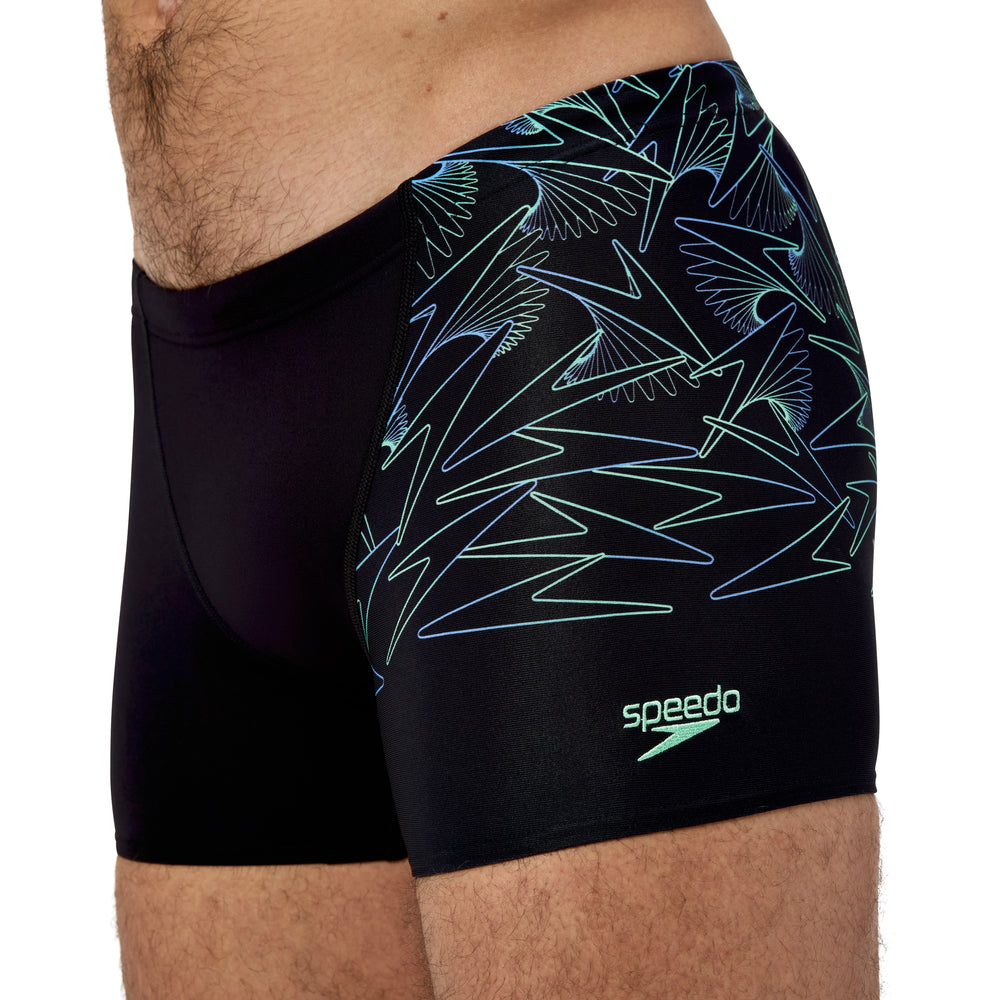 Mens Hyperboom V-Cut Aquashort Black/Green