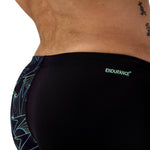 Mens Hyperboom V-Cut Aquashort Black/Green