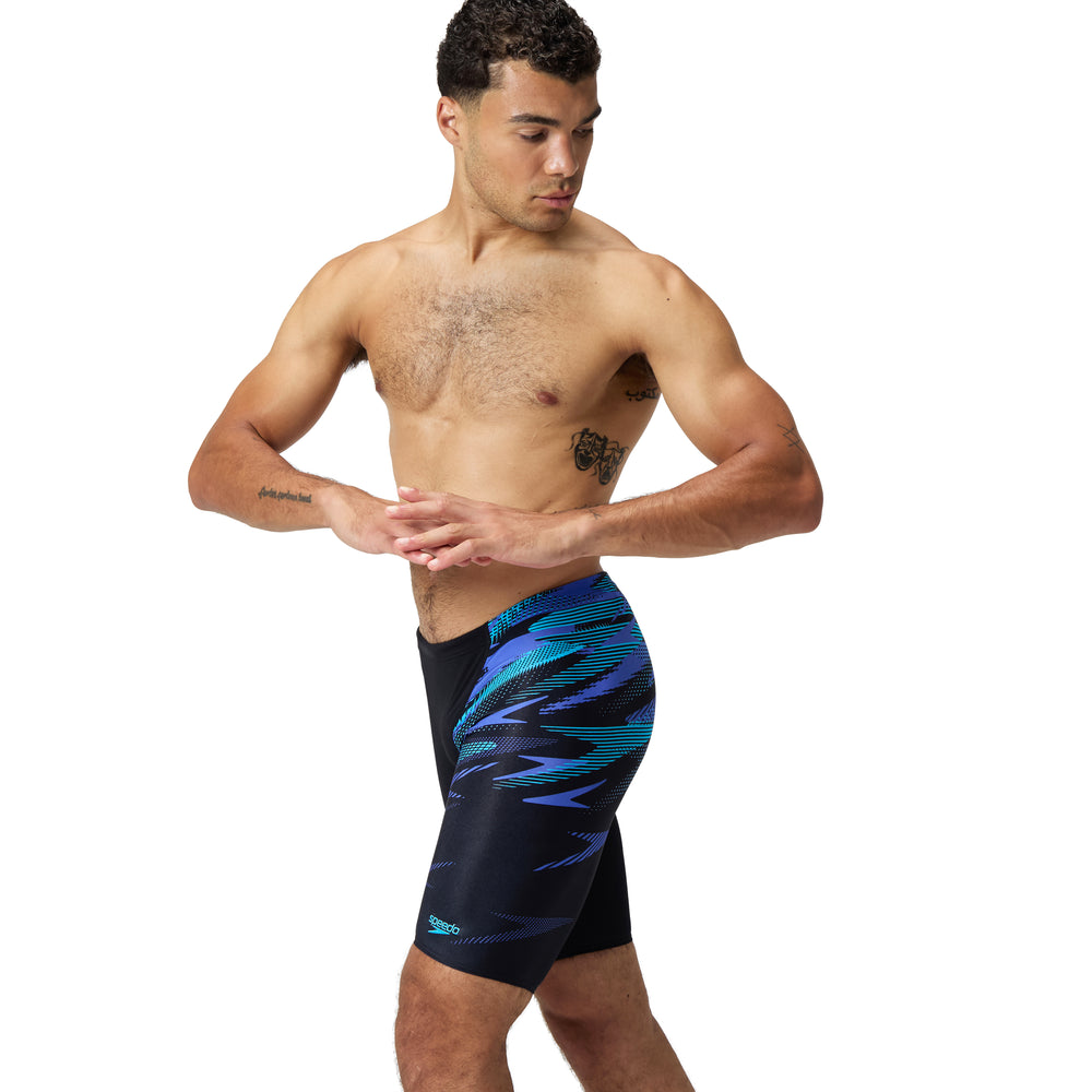 Mens Hyperboom V-Cut Jammer Black/Cobalt