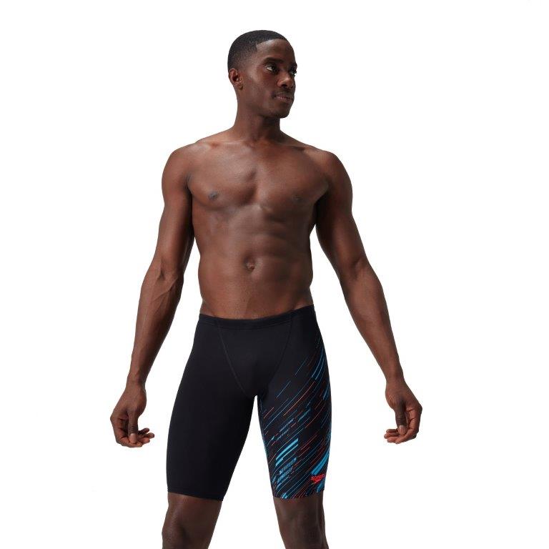 Mens Hyperboom V-Cut Jammer Black/Blue