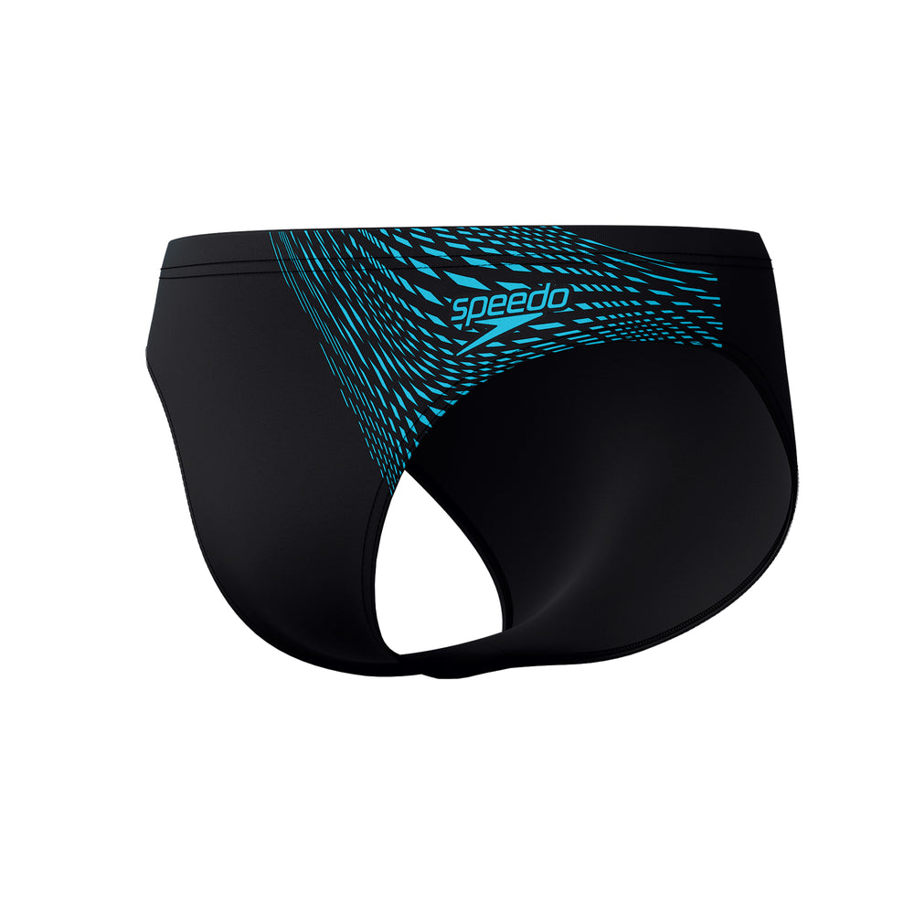 Mens Medley Logo 7cm Brief Black/Blue