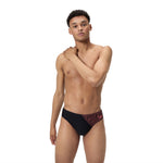 Mens Medley Logo 7cm Brief Black/Coral