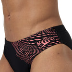 Mens Medley Logo 7cm Brief Black/Coral