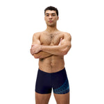 Mens Medley Logo Aquashort Navy/Sugar Blue