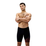 Mens Medley Logo Jammer Black/Neon Coral