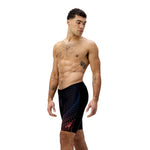 Mens Medley Logo Jammer Black/Neon Coral