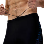 Mens Medley Logo Jammer Black/Neon Coral