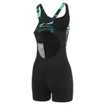 Womens Hyperboom Splice Legsuit Dark Teal