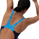 Womens Hyperboom Splice Legsuit Blue