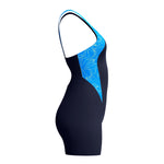 Womens Hyperboom Splice Legsuit Blue