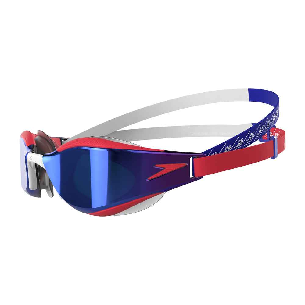 junior fastskin hyper elite mirror goggles Fastskin Hyper Elite Mirror Goggles Watermelon/Cobalt/White – SQ Swim Shop