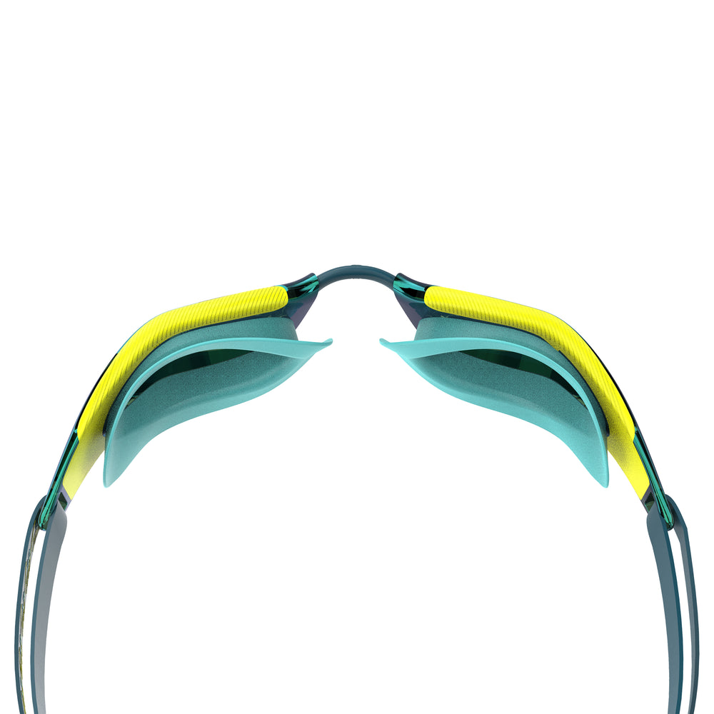 Fastskin Hyper Elite Mirror Goggles Yellow/Steel/Emerald