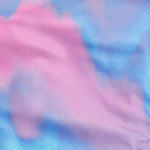 Womens Allover Digital Tie Back Peach/Purple/Blue