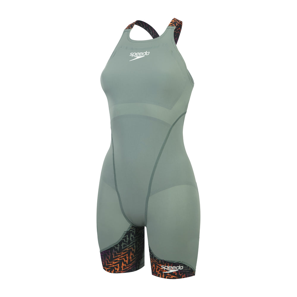 Fastskin LZR Racer Ignite Openback Kneeskin Country Green