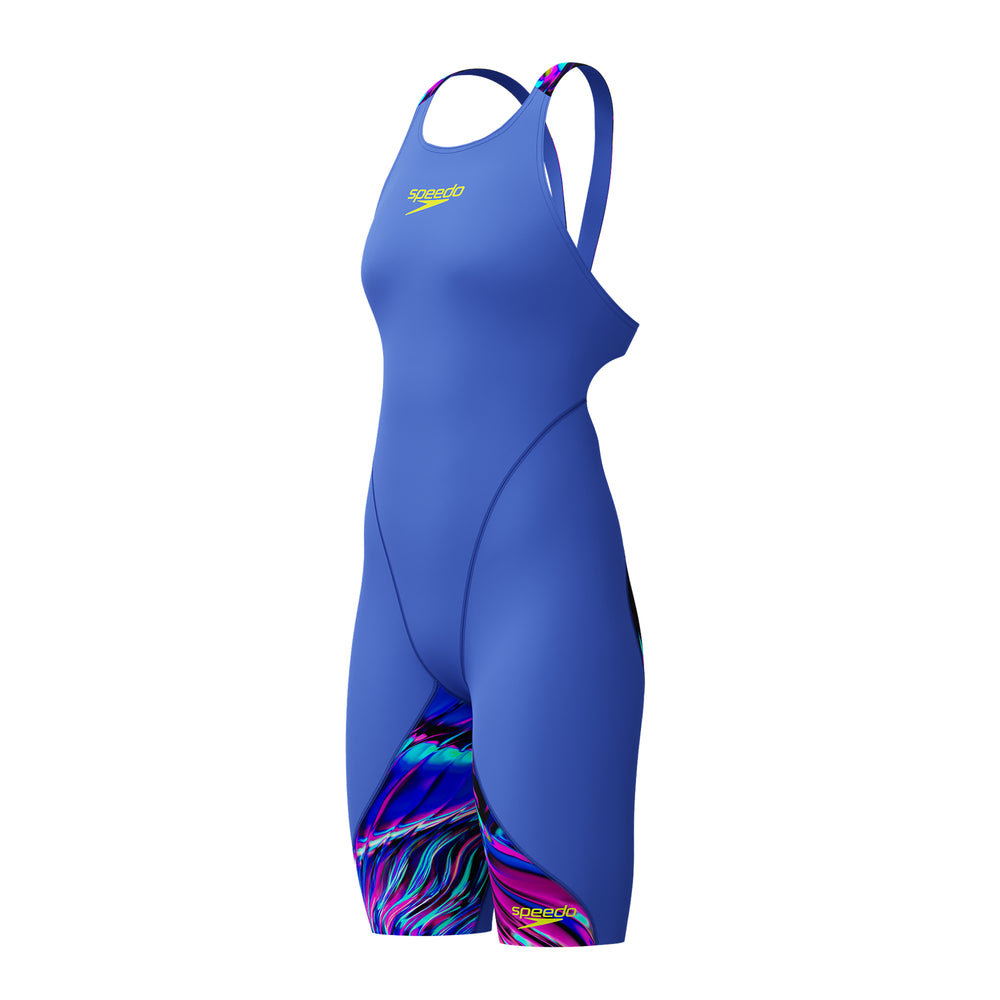 Fastskin LZR Racer Junior Ignite Openback Kneeskin Deep Royal/Cobalt