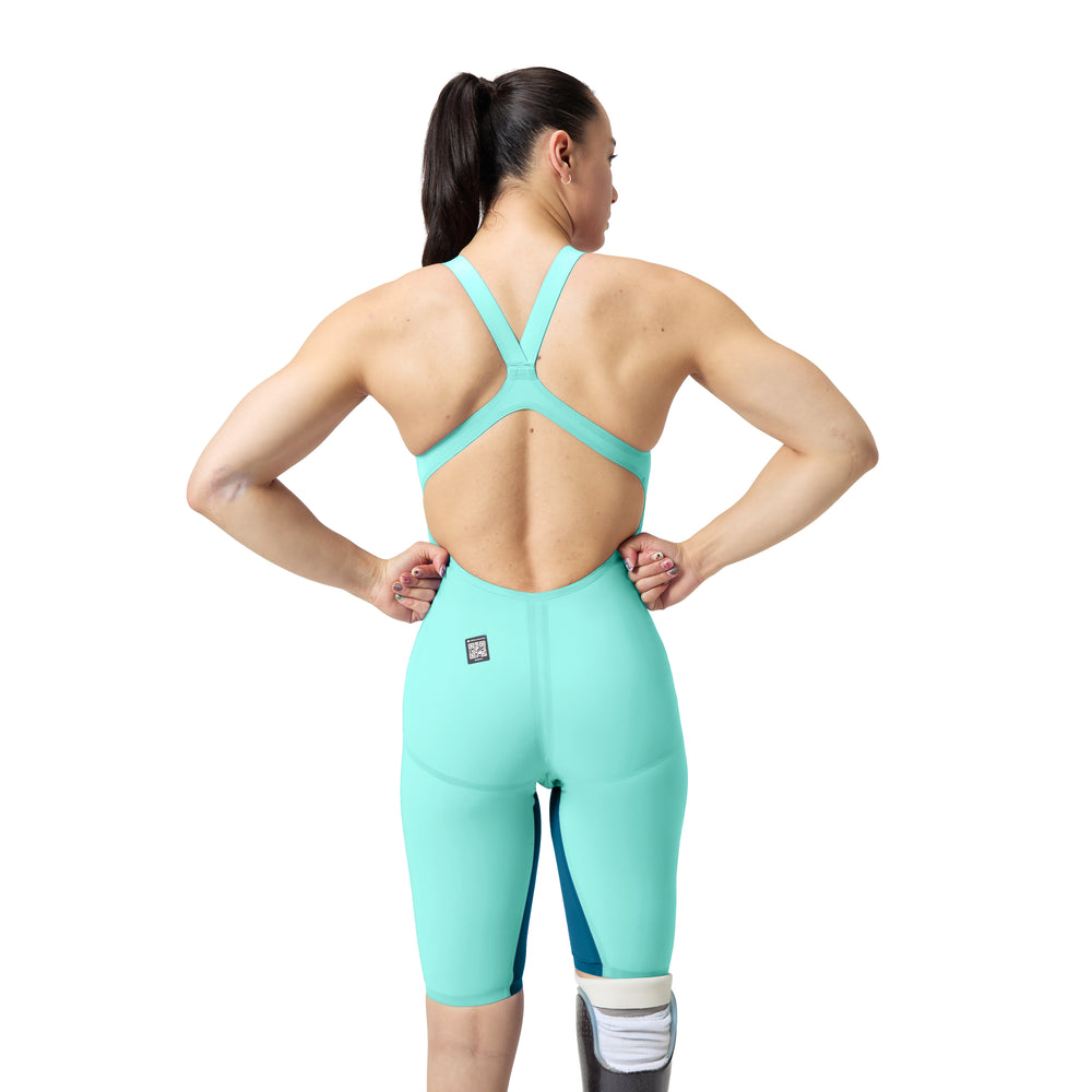 Fastskin LZR Racer Pure Valor 2.0 Openback Kneeskin Arctic Glass