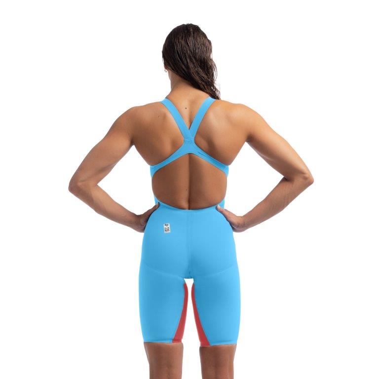 Fastskin LZR Racer Pure Valor 2.0 Openback Kneeskin Blue/Red