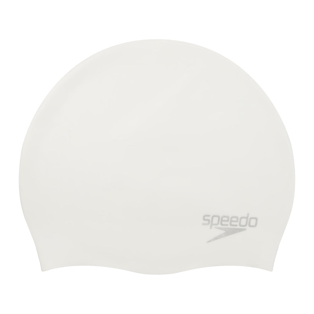 Plain Moulded Silicone Cap White/Silver