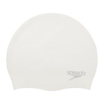 Plain Moulded Silicone Cap White/Silver