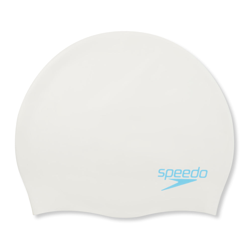 Junior Plain Moulded Silicone Cap White