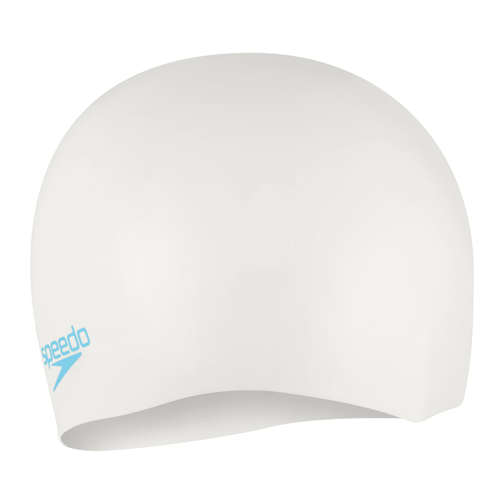 Junior Plain Moulded Silicone Cap White