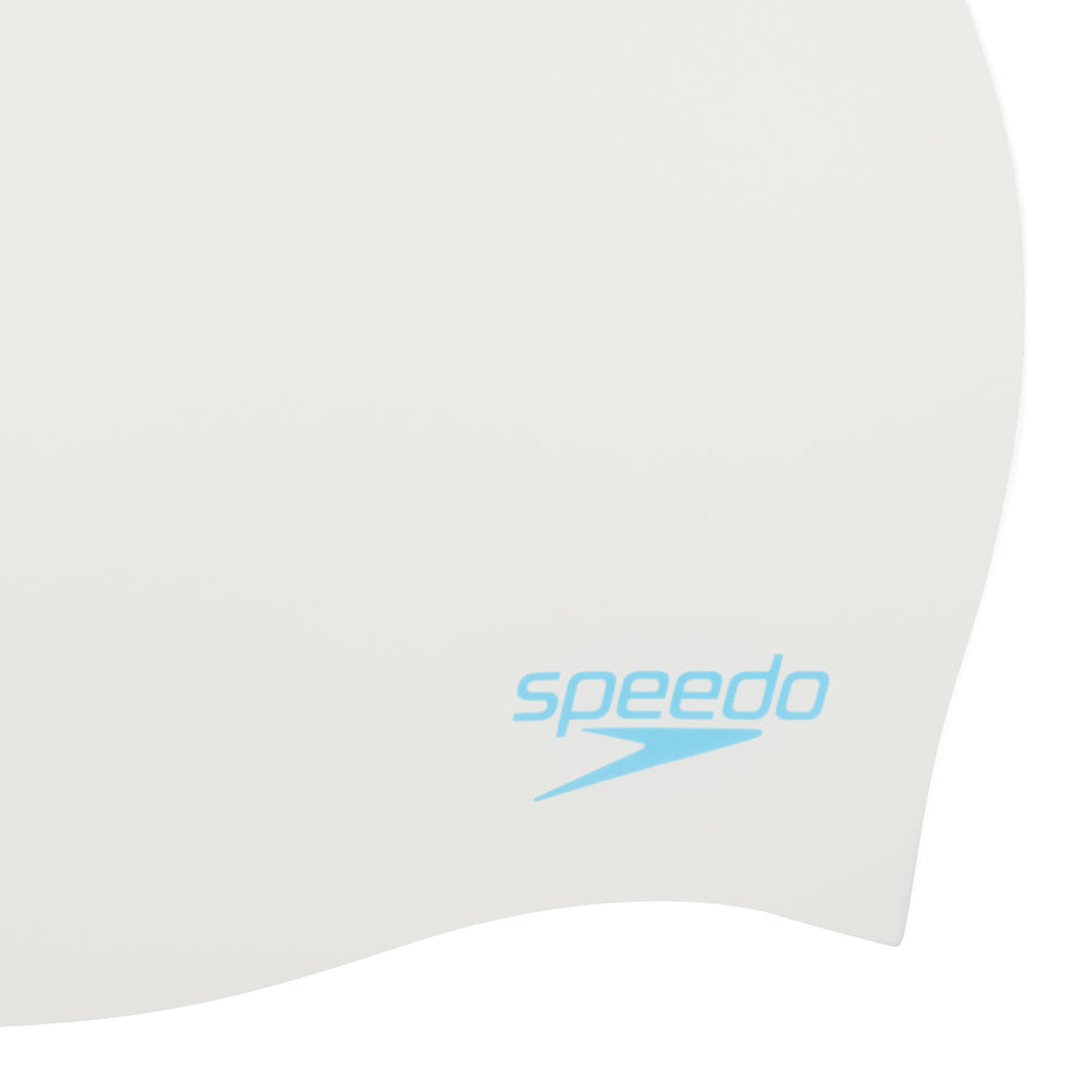 Junior Plain Moulded Silicone Cap White