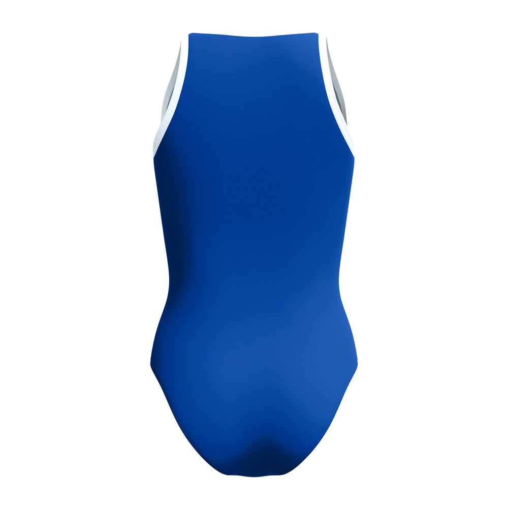 Womens Printed Panel Hydrasuit Zaffre Blue