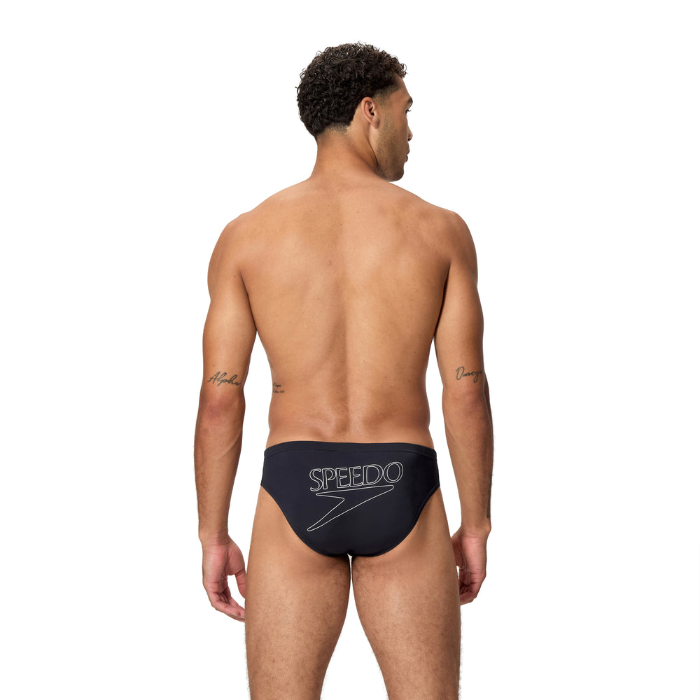 Mens Classic Logo 7cm Brief Anthracite