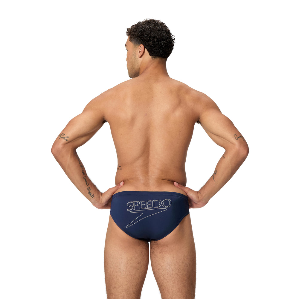 Mens Classic Logo 7cm Brief Peacoat