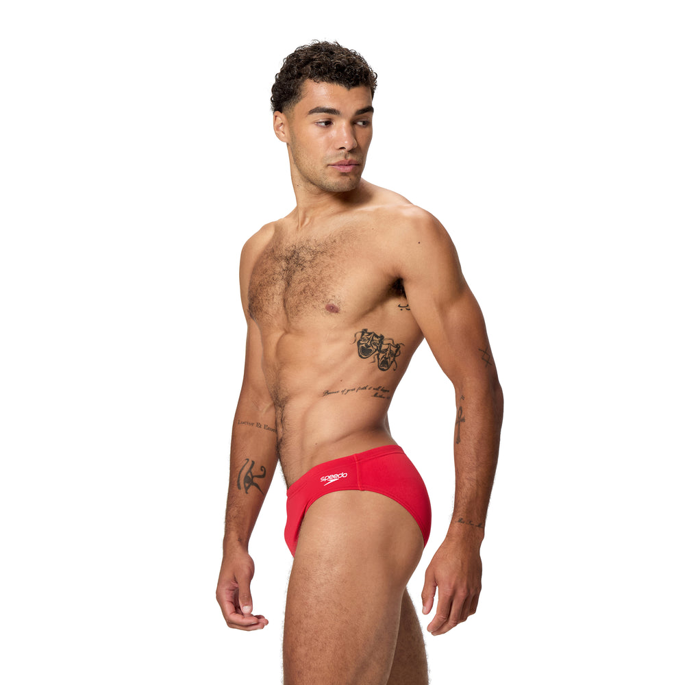 Mens Classic Logo 7cm Brief High Risk Red