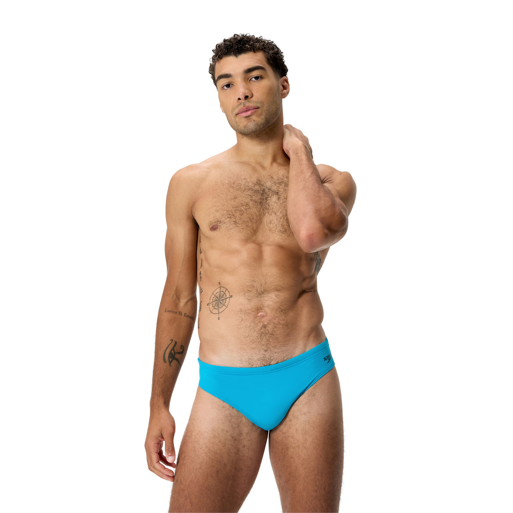 Mens Classic Logo 7cm Brief Mayan Blue