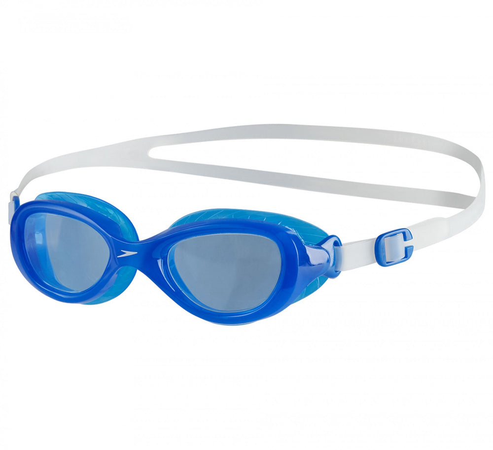 Junior Futura Classic Goggles Clear/Neon Blue