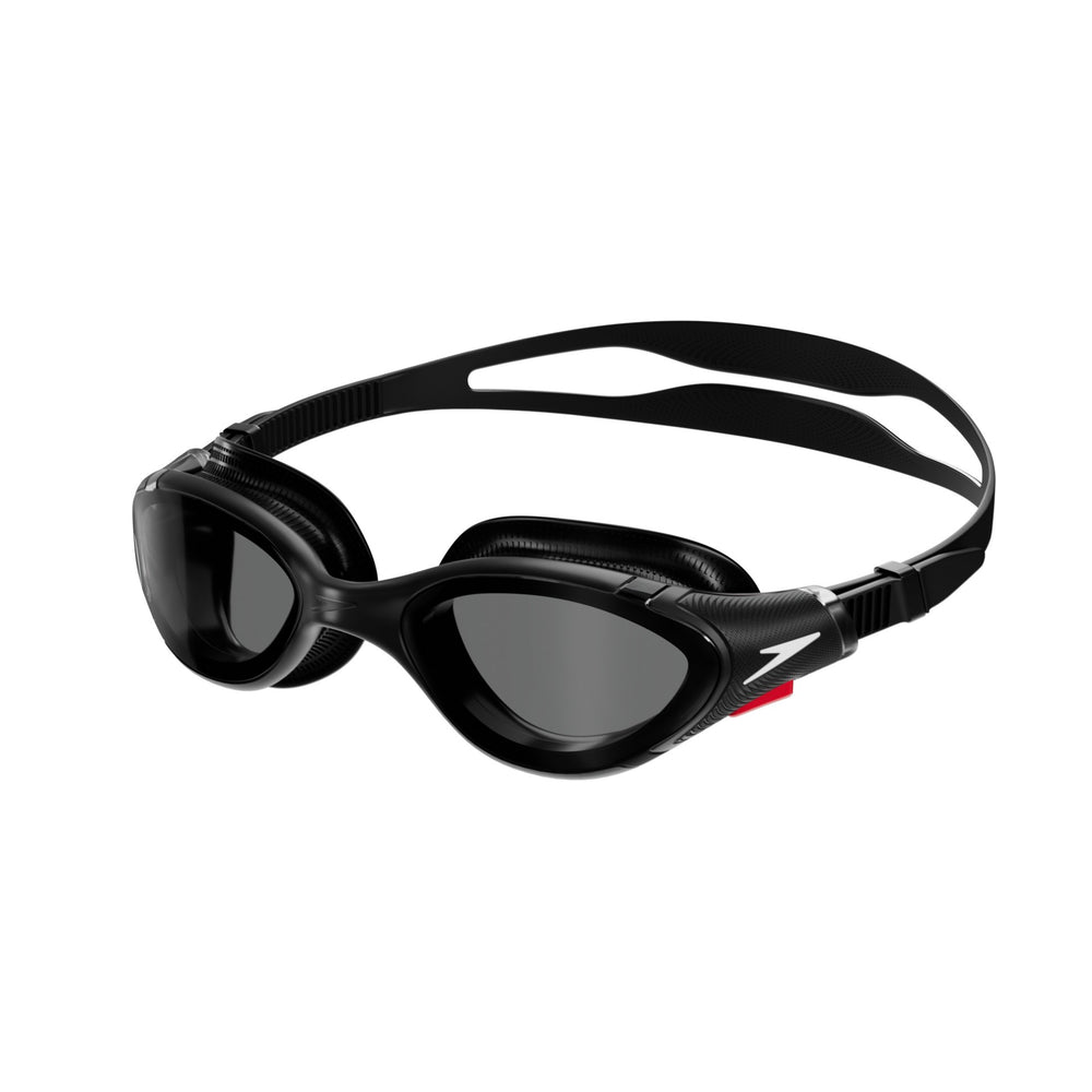 speedo biofuse flexiseal goggles Biofuse Flexiseal 2.0 Goggles Black/White/Smoke – SQ Swim Shop