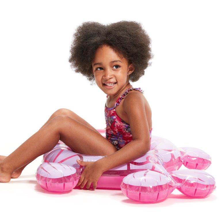 Toddler Girls Frill Thinstrap Pink/Taro/Helium