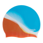 Multi Colour Silicone Cap Blue/Orange