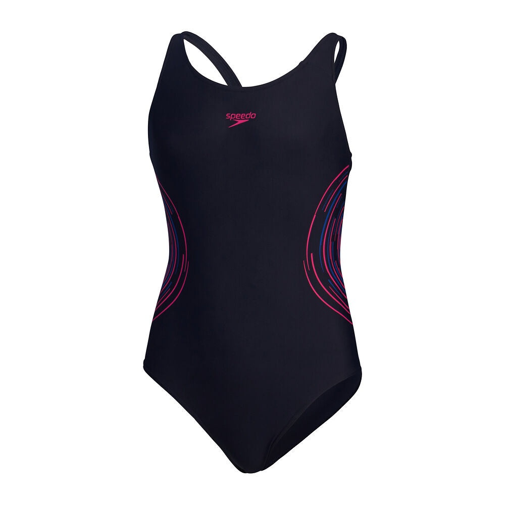 Girls Placement Muscleback Black/Red/Blue