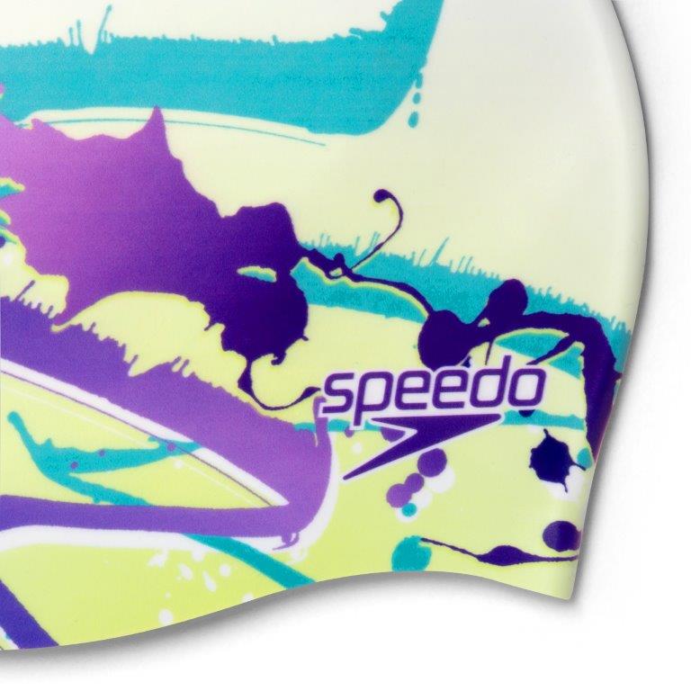 Printed Silicon Cap Graffiti Spritz/Purple