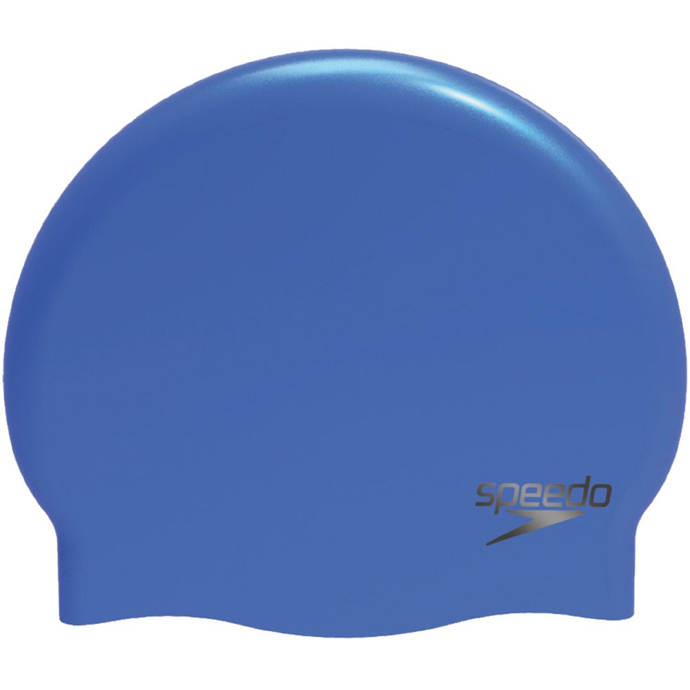 Plain Moulded Silicone Cap Neon Blue