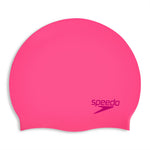 Junior Plain Moulded Silicon  Cap Pink/Wineberry