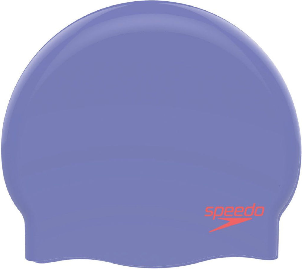 Junior Plain Moulded Silicone Cap Lilac/Red